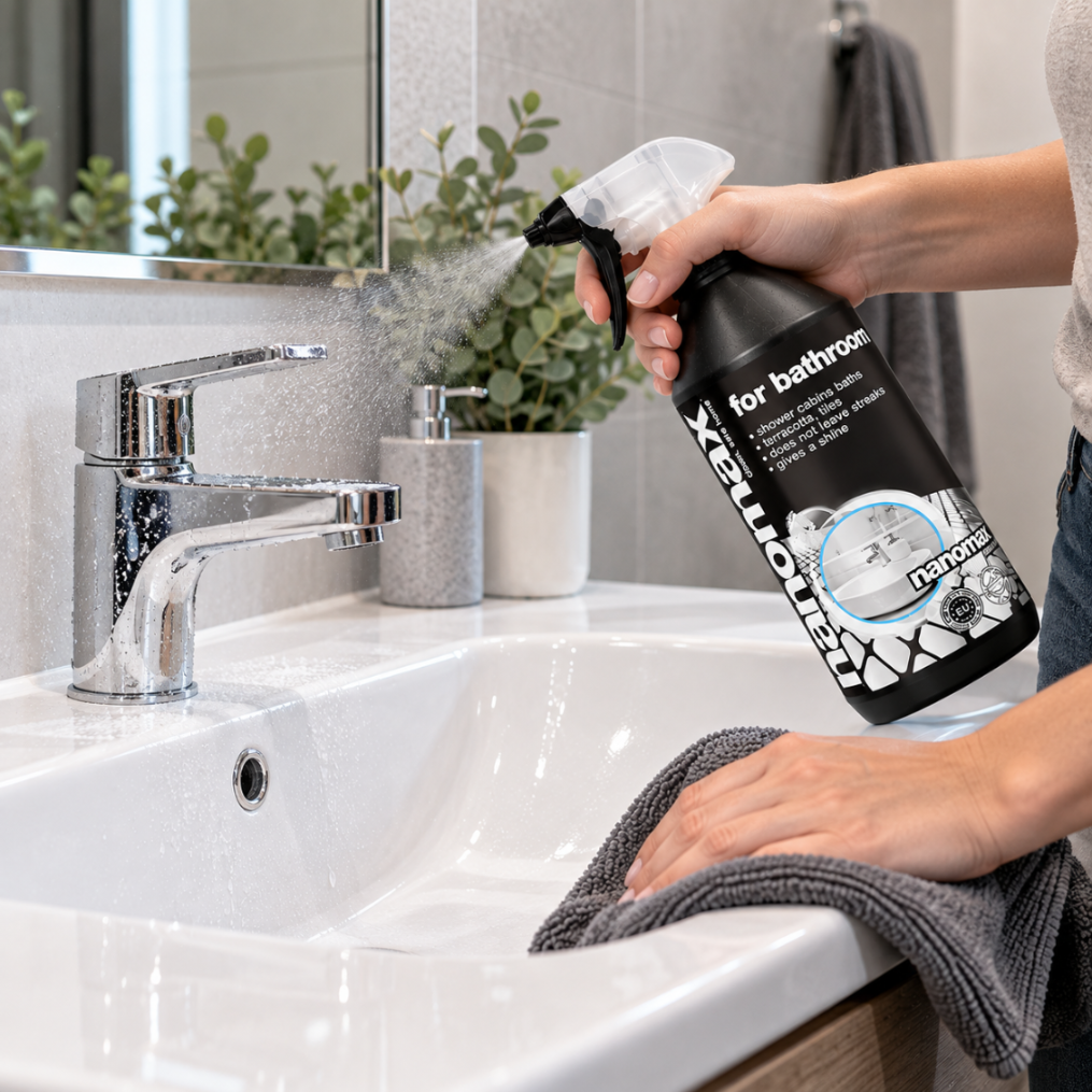 Bathroom and Sanitary Facilities Cleaner, nanomax PRO, 1000 ml