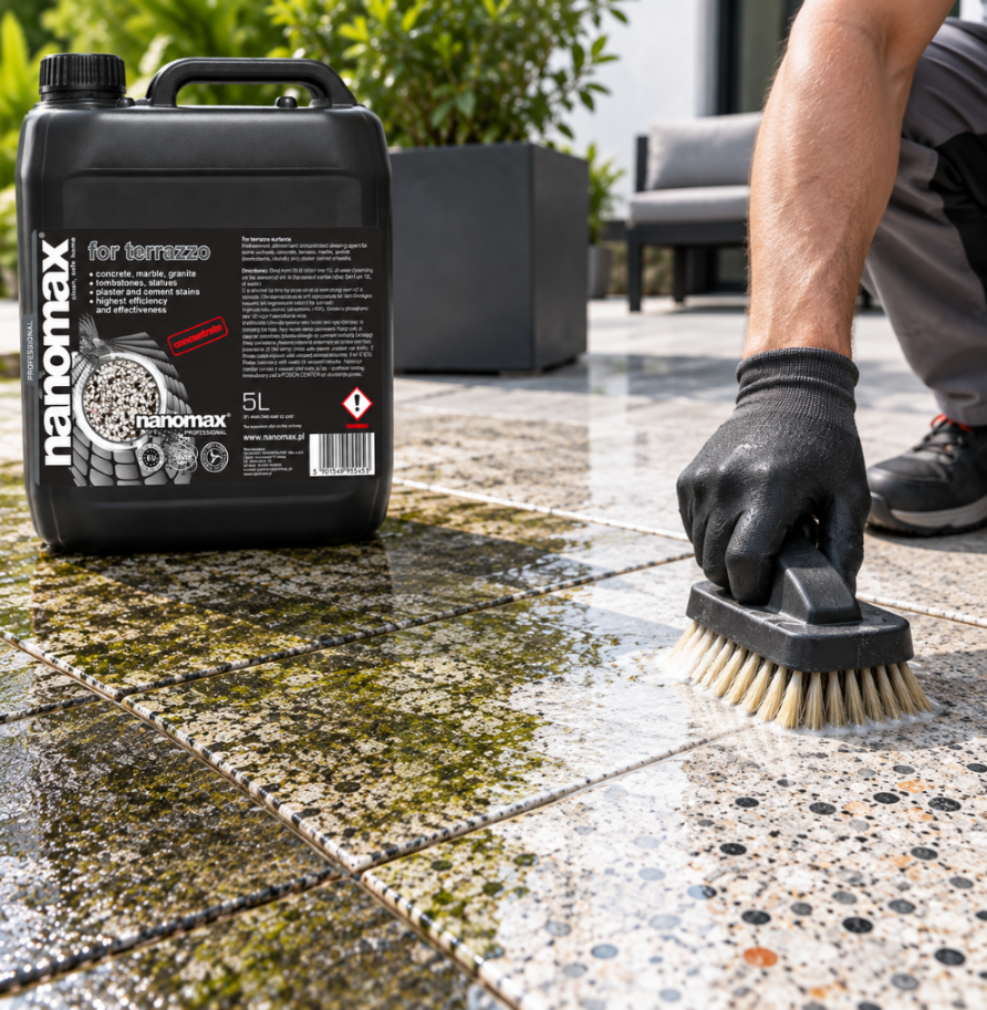 Floor Cleaner for Paving, Terrazzo and Stone, nanomax PRO, 5000 ml