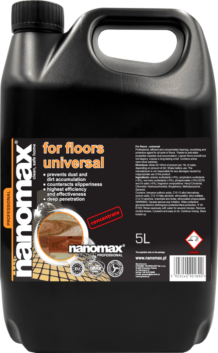 Universal Floor Cleaner, nanomax PRO, 5000 ml