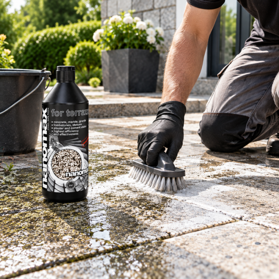 Floor Cleaner for Paving, Terrazzo and Stone, nanomax PRO, 1000 ml