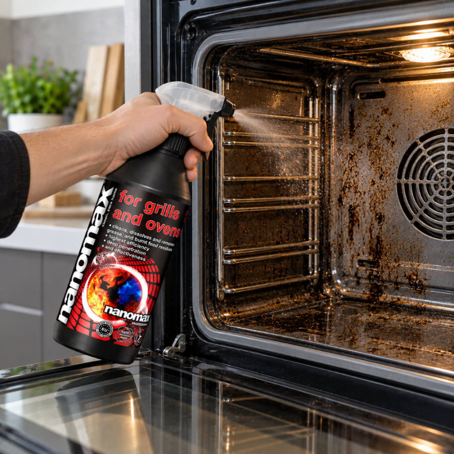 Oven, Fireplace and Grill Cleaner, nanomax PRO, 1000 ml
