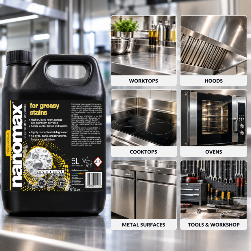 Grease Cleaner, nanomax PRO, 5000 ml