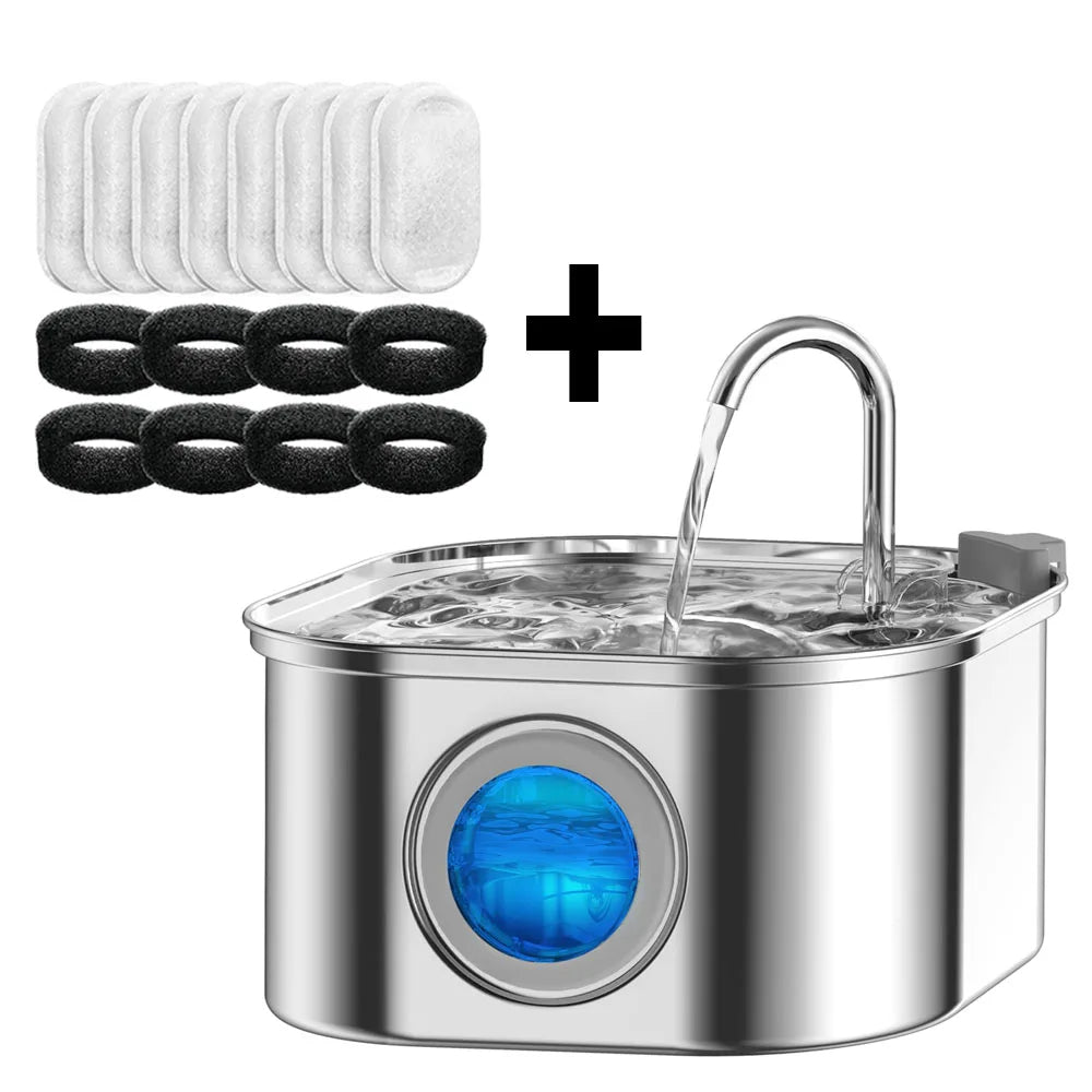 VelyZoo AquaFlow™ Pet Water Fountain
