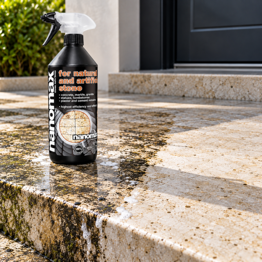 Stone Cleaner for Statues and Tombstones, nanomax PRO, 1000 ml