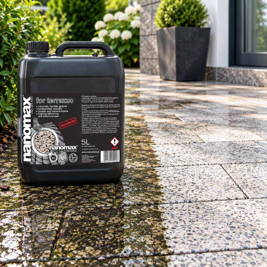 Floor Cleaner for Paving, Terrazzo and Stone, nanomax PRO, 5000 ml