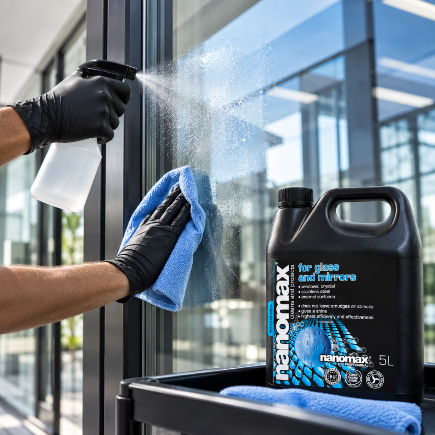 Window and Glass Cleaner, nanomax PRO, 5000 ml