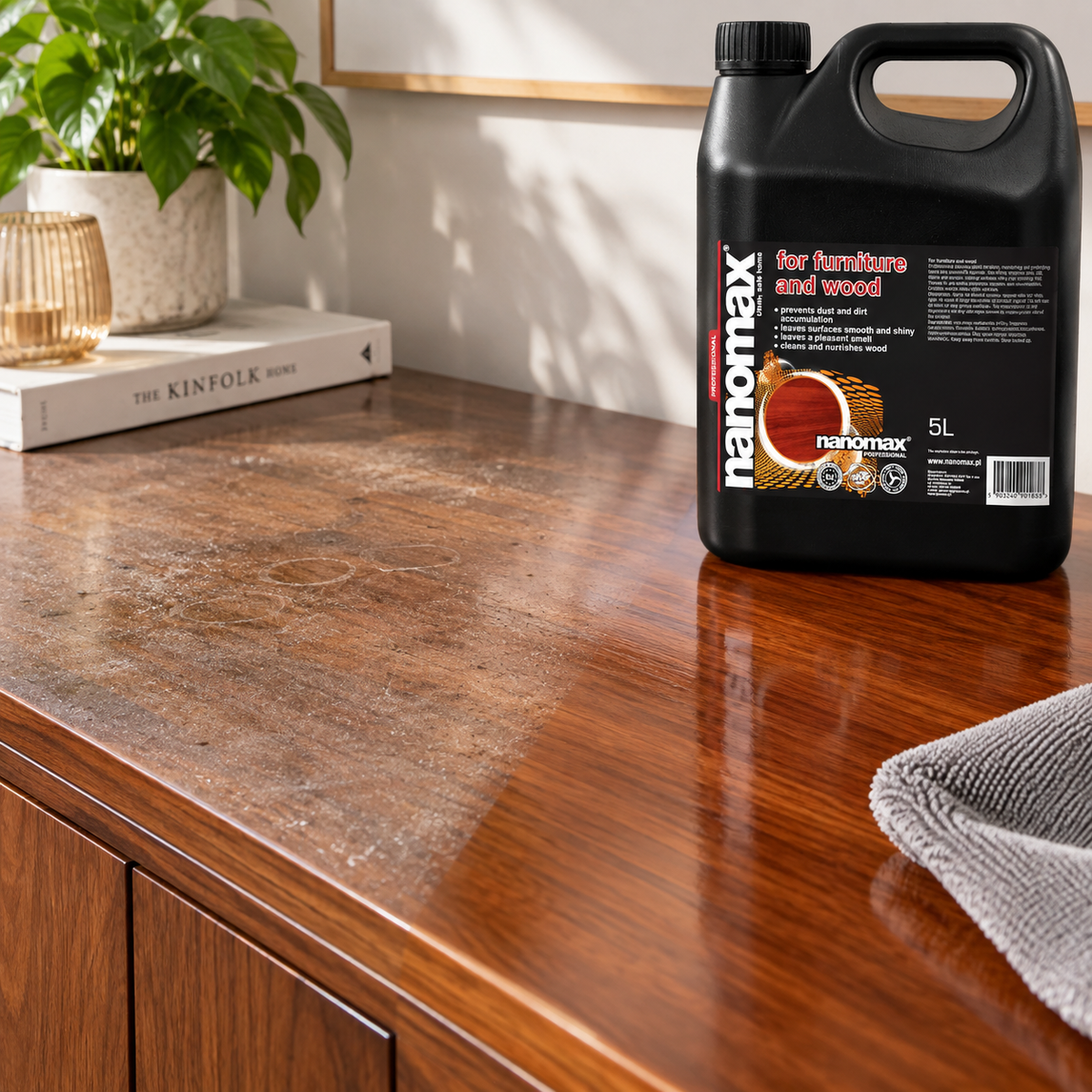 Furniture and Wood Cleaner, nanomax PRO, 5000 ml