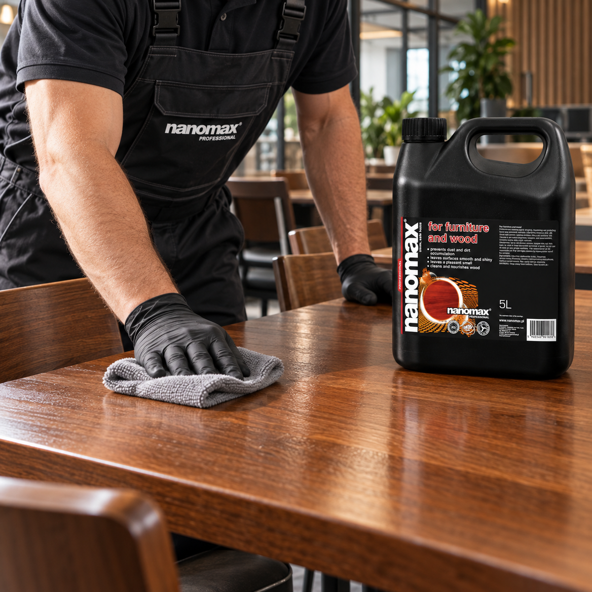 Furniture and Wood Cleaner, nanomax PRO, 5000 ml