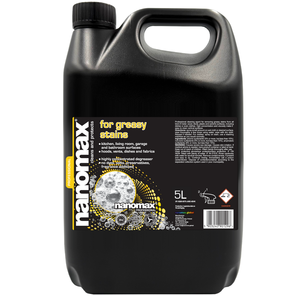 Grease Cleaner, nanomax PRO, 5000 ml
