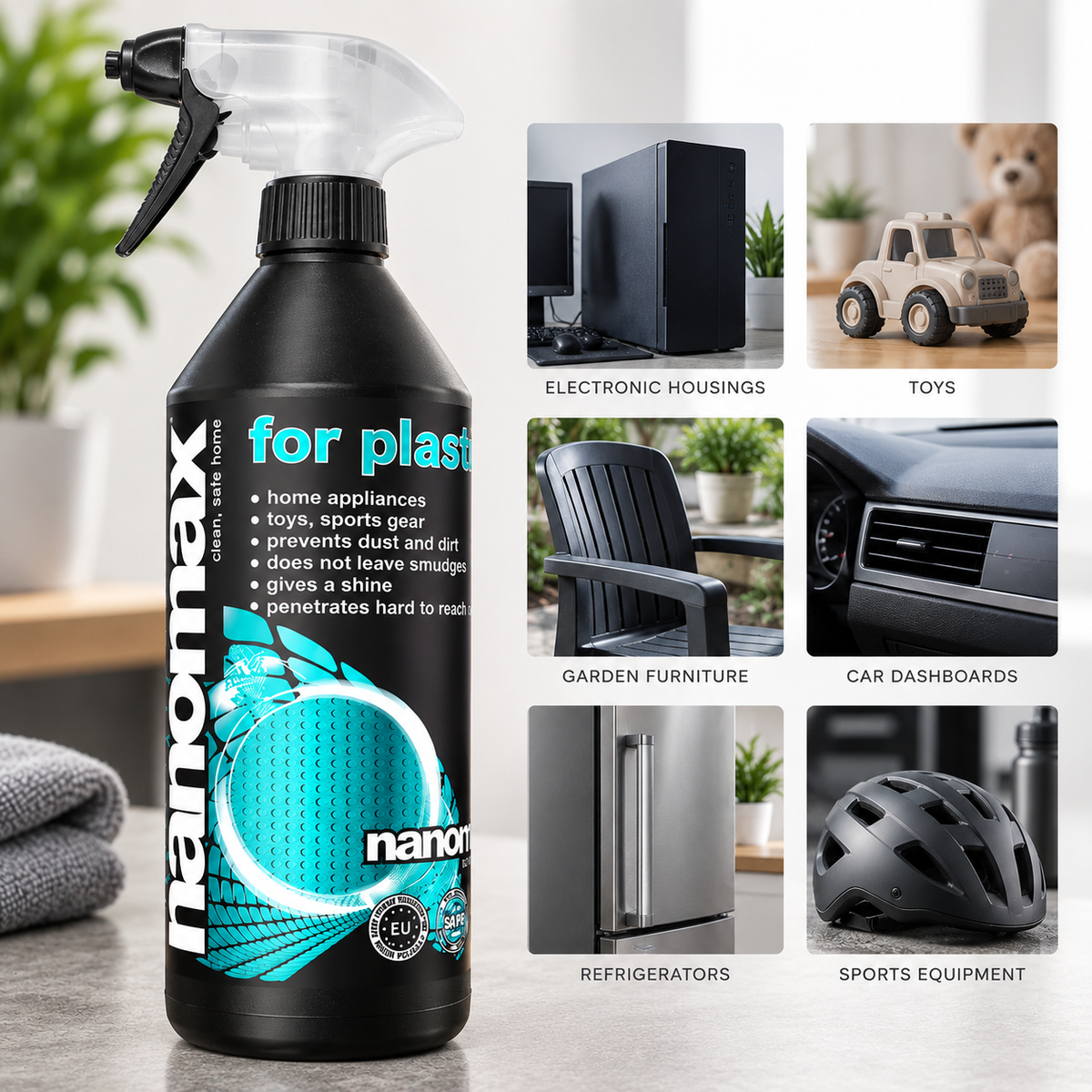 Plastic Cleaner, nanomax PRO, 1000 ml