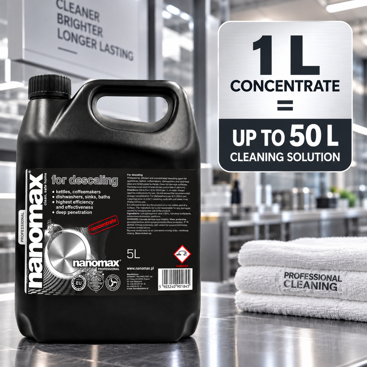 Descaler, nanomax PRO, 5000 ml